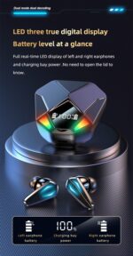 Auricular Gamer Wireless 5.1 X6 com Áudio Surround, Sem Fio - Image 8