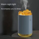 Umidificador USB com Luz LED e Cristais Decorativos, Difusor Ultrassónico de Aromaterapia Portátil para Quarto, Escritório e Mesa - Image 3