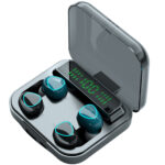 Auricular Bluetooth M22 Digital Indicator – 2 em 1: Ideal para Partilhar o Som