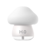 Luz Noturna Cogumelo com Umidificador Ultrassónico 200ml, 7 Cores LED, USB Tipo-C, Mini Difusor de Névoa para Quarto e Escritório