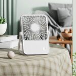 Mini Ventilador de Mesa Portátil Recarregável USB – 3 Velocidades, Design Compacto - Image 5