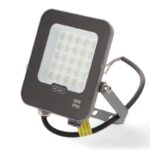 LEDME Projetor LED Napoli Plus 20W IP65 Preto Regulável Triac, 2400 Lúmens e Temperatura de Cor 3000K/4000K/6000K