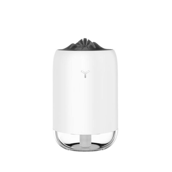 Umidificador Mini USB Silencioso com Luz LED Multicor, Grande Volume de Névoa, Difusor Ultrassónico Portátil para Casa, Escritório e Veículo