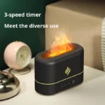Umidificador Ultrassónico USB com Efeito Chama RGB, Difusor de Aromaterapia 0,5 L Silencioso para Casa e Escritório - Image 2