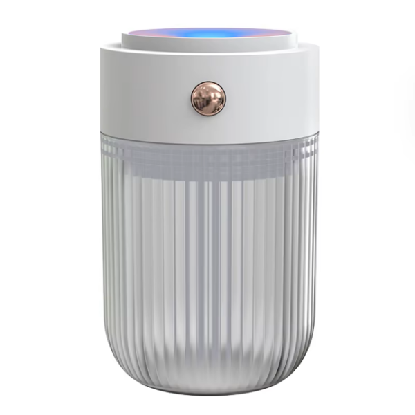 Mini Umidificador USB 2 em 1 com Luz LED RGB, Difusor Ultrassónico de Aromaterapia 250ml Portátil para Quarto, Carro e Escritório