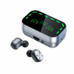 Auricular True Wireless YD05: Sem Fios e Qualidade Sonora. Redução de ruído, TWS 5.3, ecrã Digital.