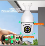Câmera WiFi 360° com Visualização Remota em Tempo Real - Monitoramento Completo e Imagens em HD - Image 2