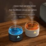 Umidificador Difusor Vulcânico USB com Luz LED Colorida, Névoa Ultrassónica, Temporizador e Simulação de Vulcão para Casa - Image 3