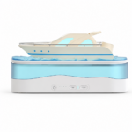 Difusor de Aromaterapia Yacht 150ml com Luz LED 7 Cores, Umidificador Ultrassónico de Névoa Fria para Casa, Hotel e Escritório