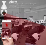 Câmera WiFi 360° com Visualização Remota em Tempo Real - Monitoramento Completo e Imagens em HD - Image 6