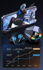 Auricular Gamer Wireless 5.1 X6 com Áudio Surround, Sem Fio - Image 4